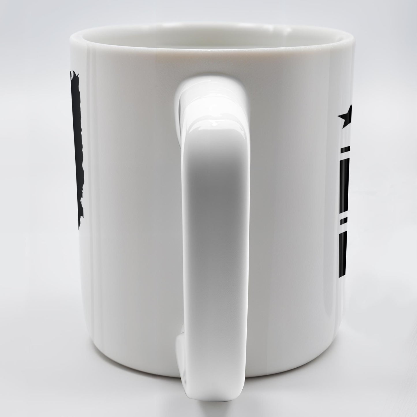Old Lives Matter, Text and American Flag - Personalized Custom Coffee Mug - FAM327_MG
