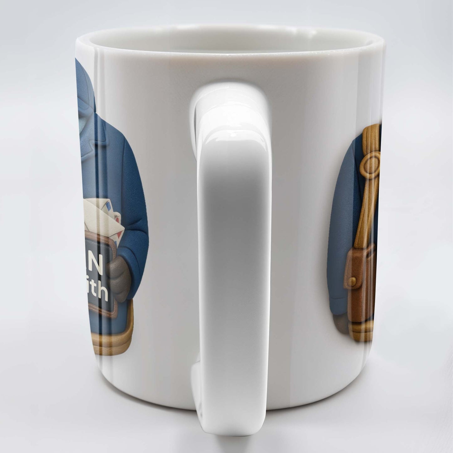 Celebrate Your Personalized Mailman, Postal Uniform and Accessories - Personalized Custom Coffee Mug - FAM329_MG
