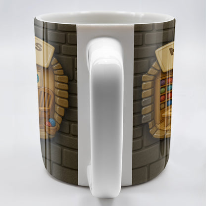 Mommy's Space, Yarn, Chair, Thread Rack, Sewing Table - Personalized Custom Coffee Mug - FAM334_MG