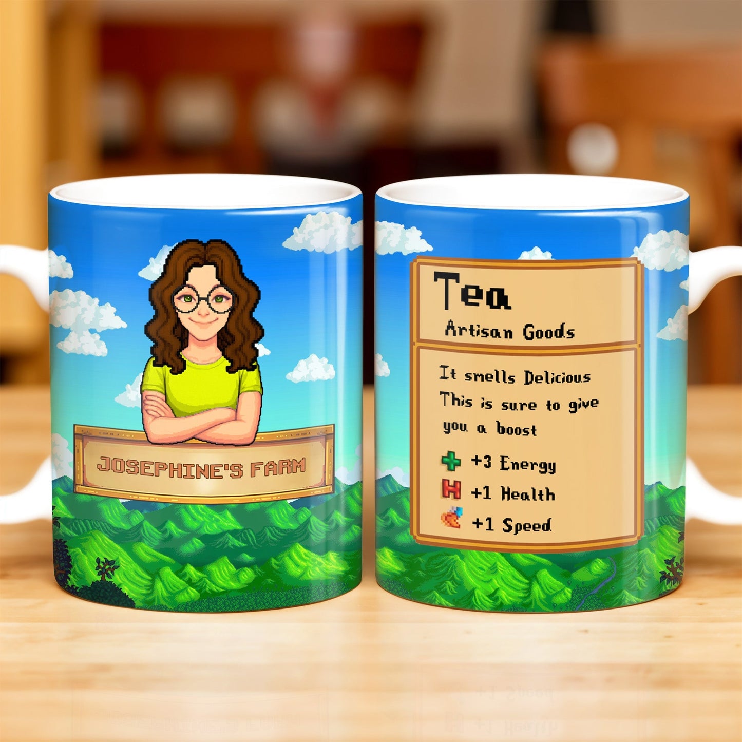 Tea, Artisan Goods, It Smells Delicious, Farm and Woman - Personalized Custom Coffee Mug - FAM348_MG