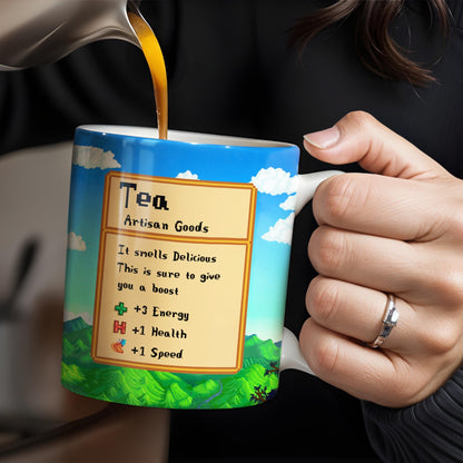 Tea, Artisan Goods, It Smells Delicious, Farm and Woman - Personalized Custom Coffee Mug - FAM348_MG