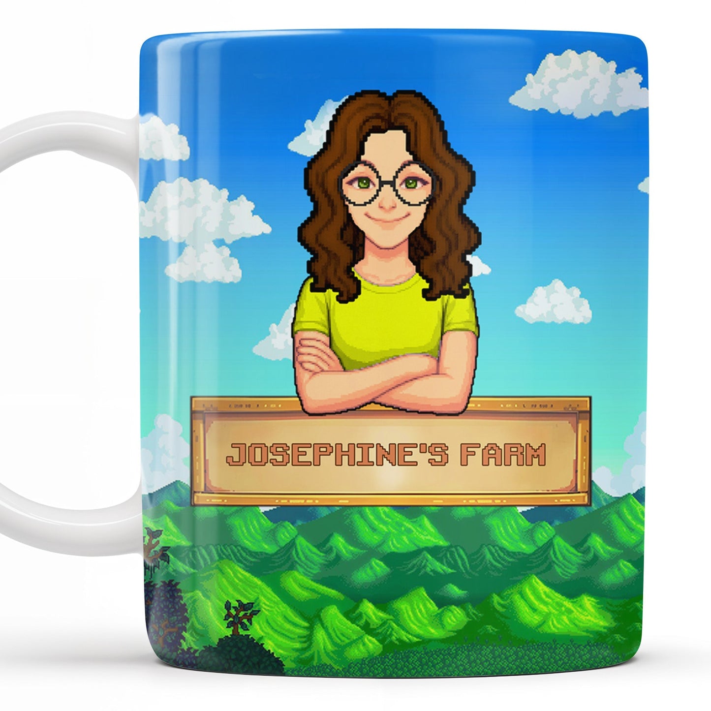 Tea, Artisan Goods, It Smells Delicious, Farm and Woman - Personalized Custom Coffee Mug - FAM348_MG