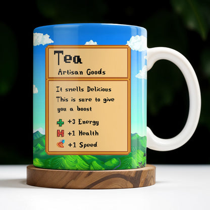 Tea, Artisan Goods, It Smells Delicious, Farm and Woman - Personalized Custom Coffee Mug - FAM348_MG