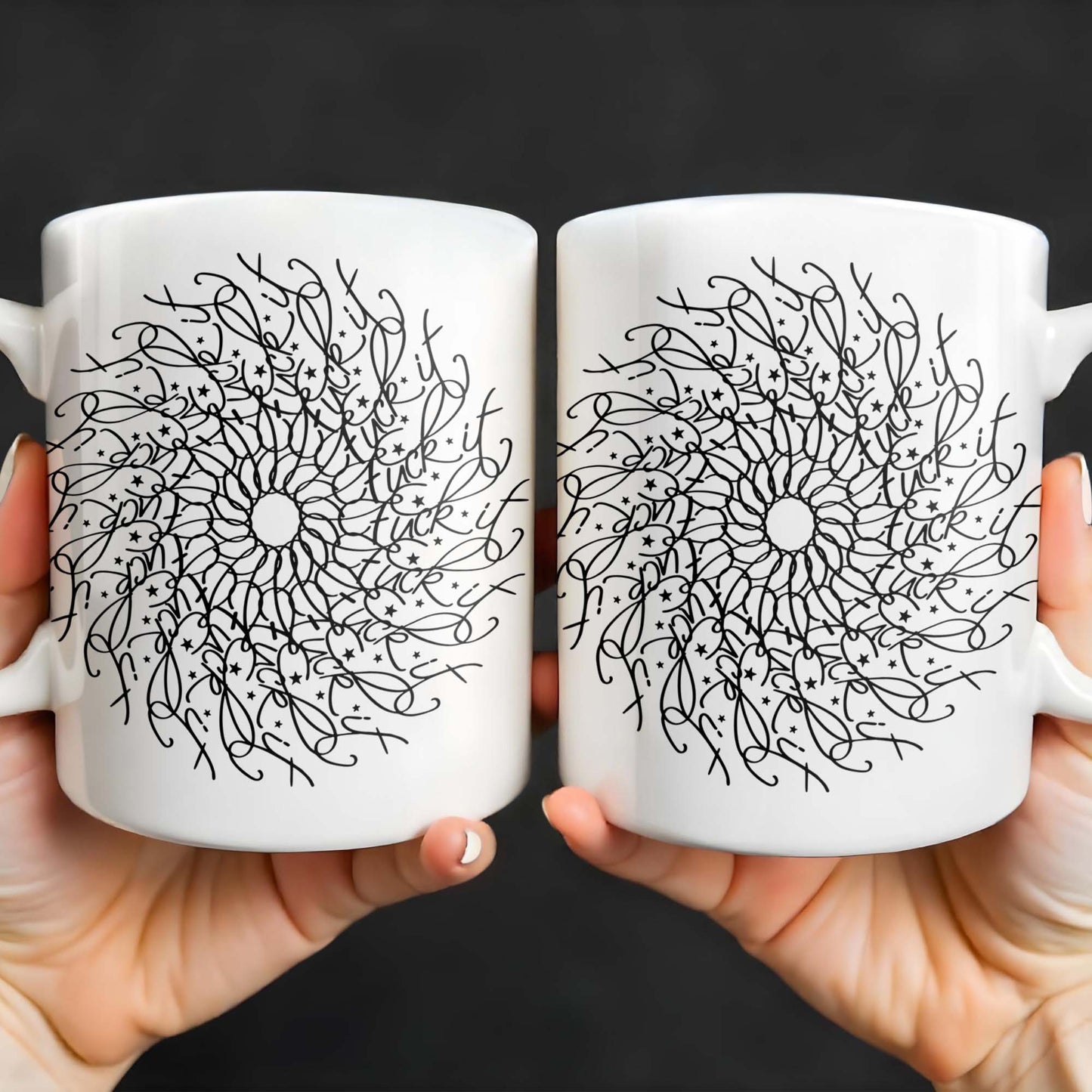 Eff It Eff It Eff It With Stars - Personalized Custom Coffee Mug - FAM359_MG