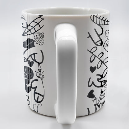 Celebrate Life's Little Moments With Nature-Inspired Designs - Personalized Custom Coffee Mug - FAM360_MG