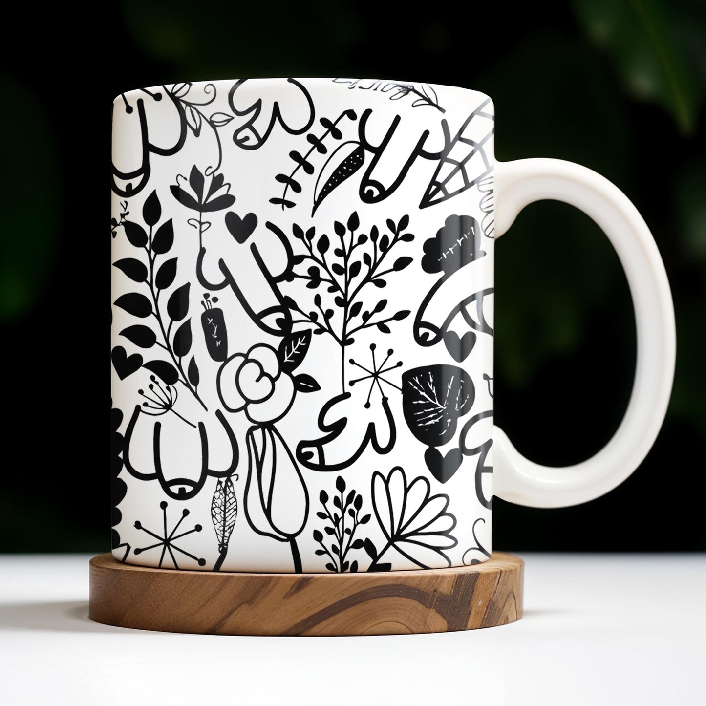 Celebrate Life's Little Moments With Nature-Inspired Designs - Personalized Custom Coffee Mug - FAM360_MG