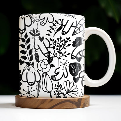 Celebrate Life's Little Moments With Nature-Inspired Designs - Personalized Custom Coffee Mug - FAM360_MG