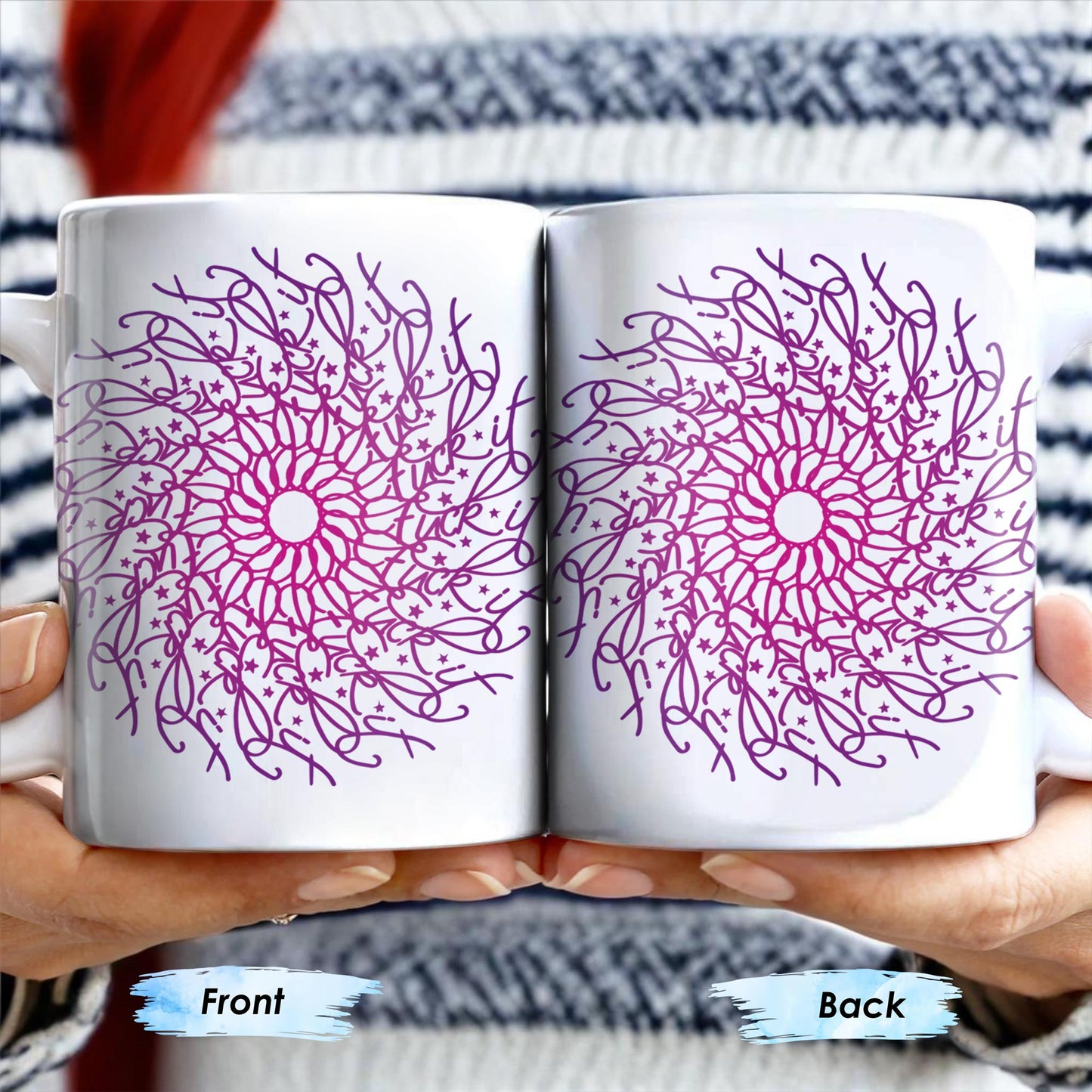 Amazing Mandala Design Perfect For Relaxing Moments - Personalized Custom Coffee Mug - FAM361_MG