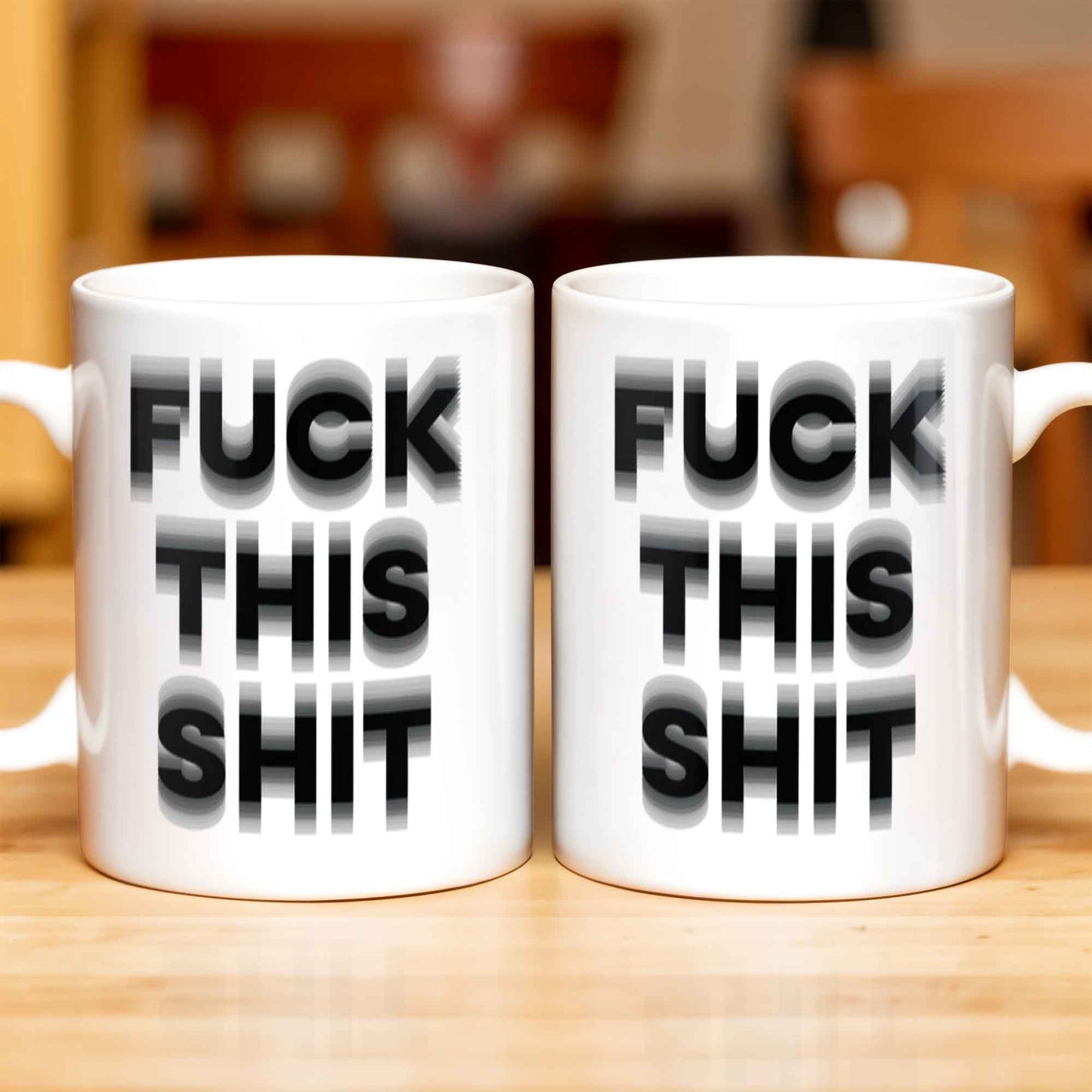 Forget This Mess Bold Statement Mug - Personalized Custom Coffee Mug - FAM362_MG