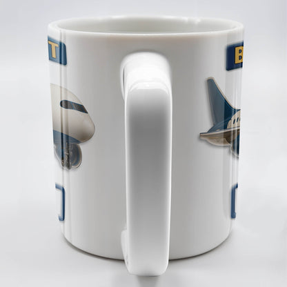 Best Pilot Airplane Design - Personalized Custom Coffee Mug - FAM373_MG