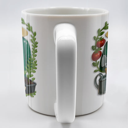 Greenhouse Grower, Garden Enthusiast Design - Personalized Custom Coffee Mug - FAM376_MG