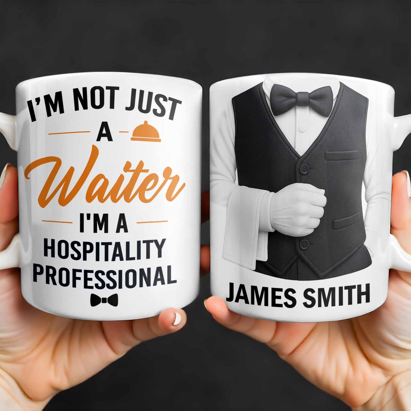 I'm Not Just A Waiter, I'm A Hospitality Professional - Personalized Custom Coffee Mug - FAM382_MG