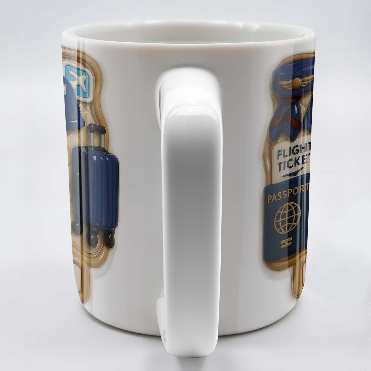 Personalize Your Travel Adventure Coffee Mug - Personalized Custom Coffee Mug - FAM385_MG