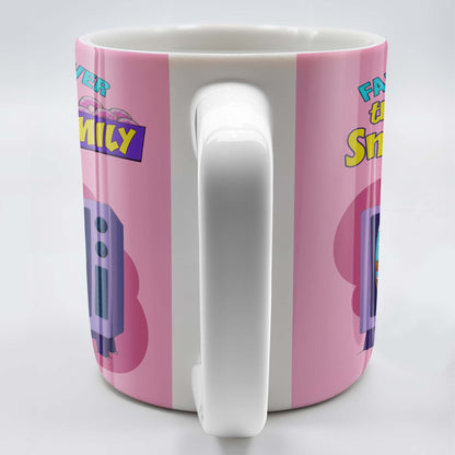 Family Forever Television And Cartoon Design - Personalized Custom Coffee Mug - FAM397_MG