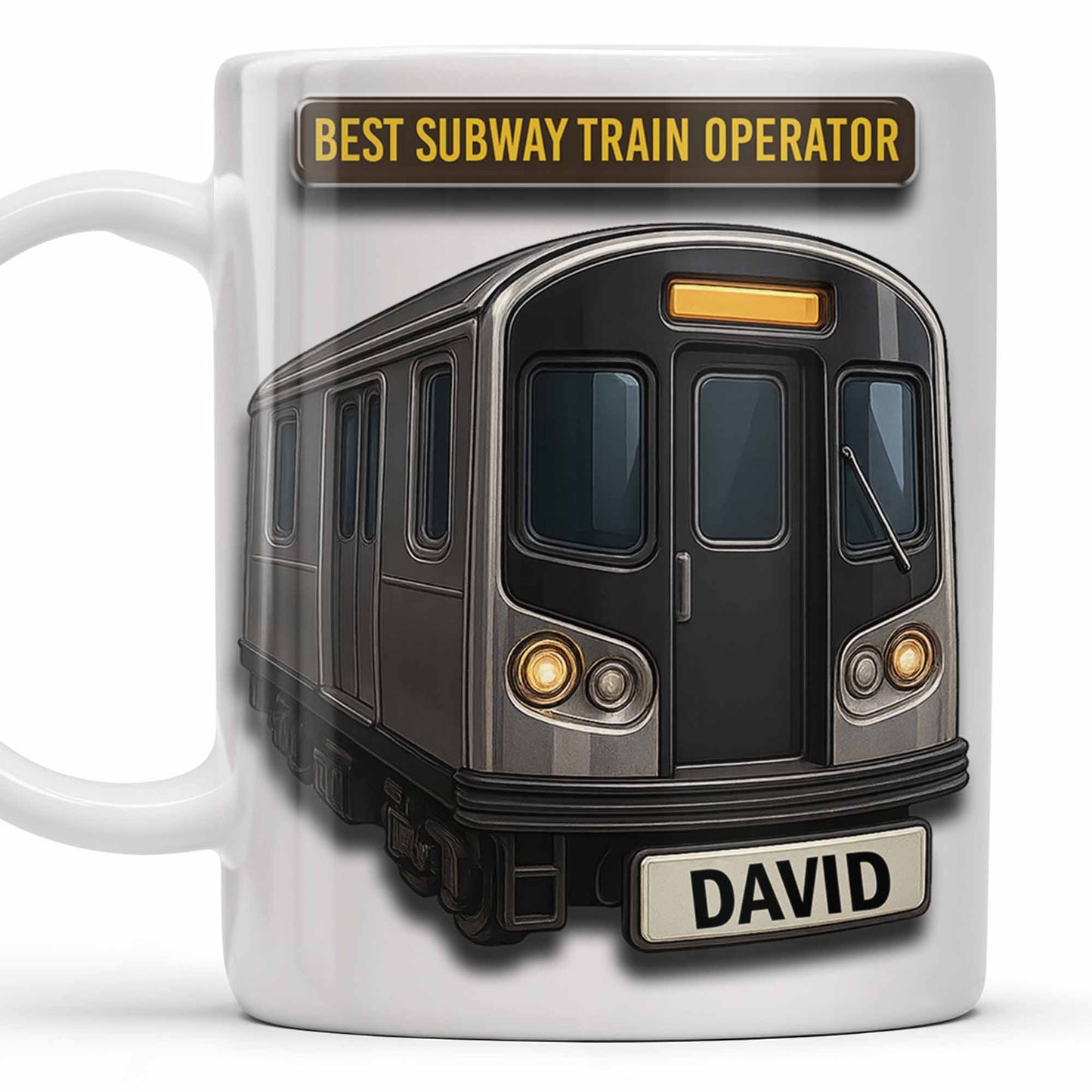 Best Subway Train Operator Coffee Mug - Personalized Custom Coffee Mug - FAM405_MG