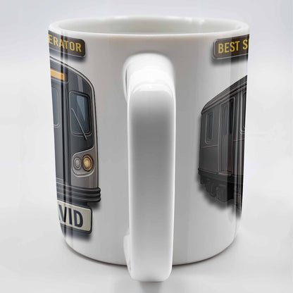 Best Subway Train Operator Coffee Mug - Personalized Custom Coffee Mug - FAM405_MG