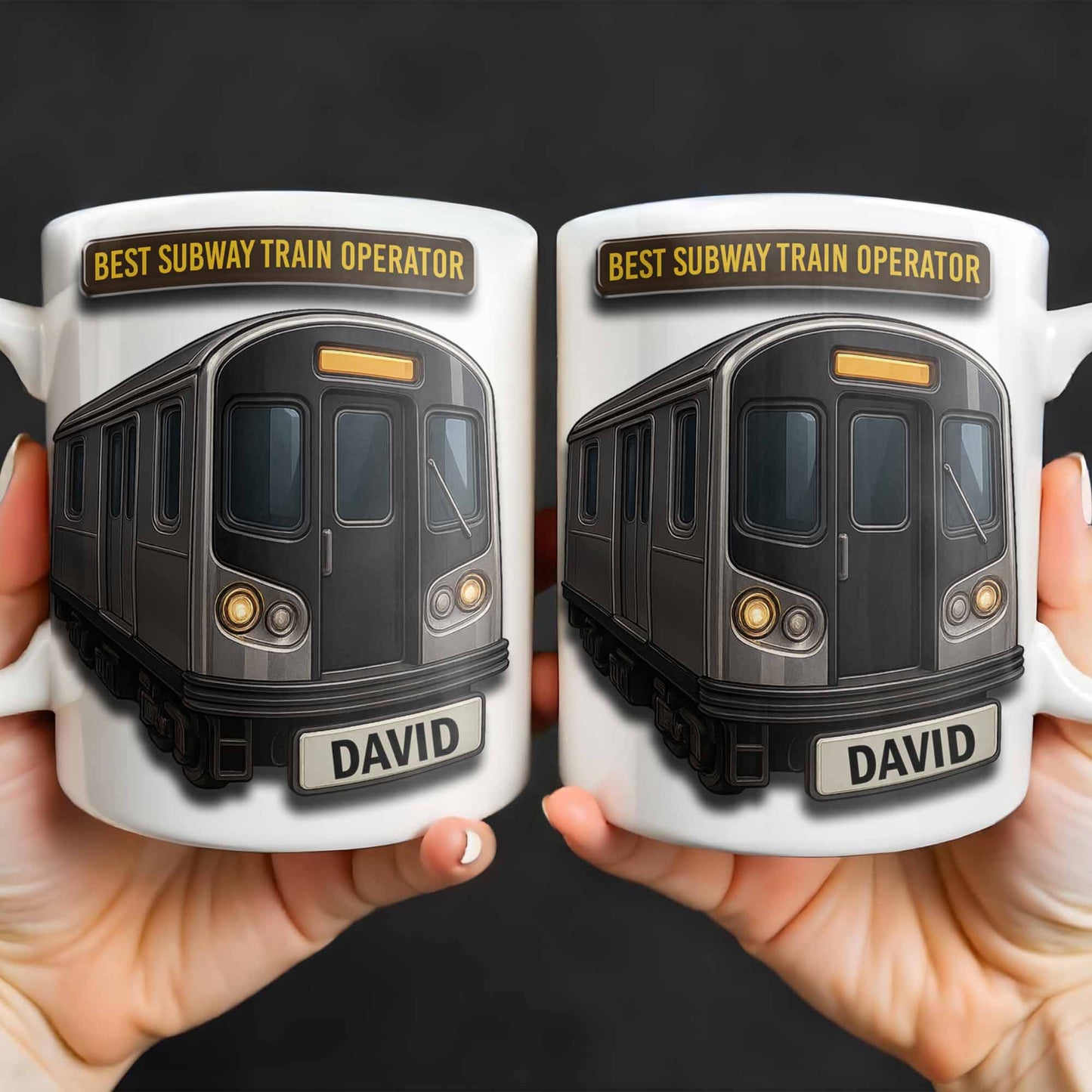 Best Subway Train Operator Coffee Mug - Personalized Custom Coffee Mug - FAM405_MG