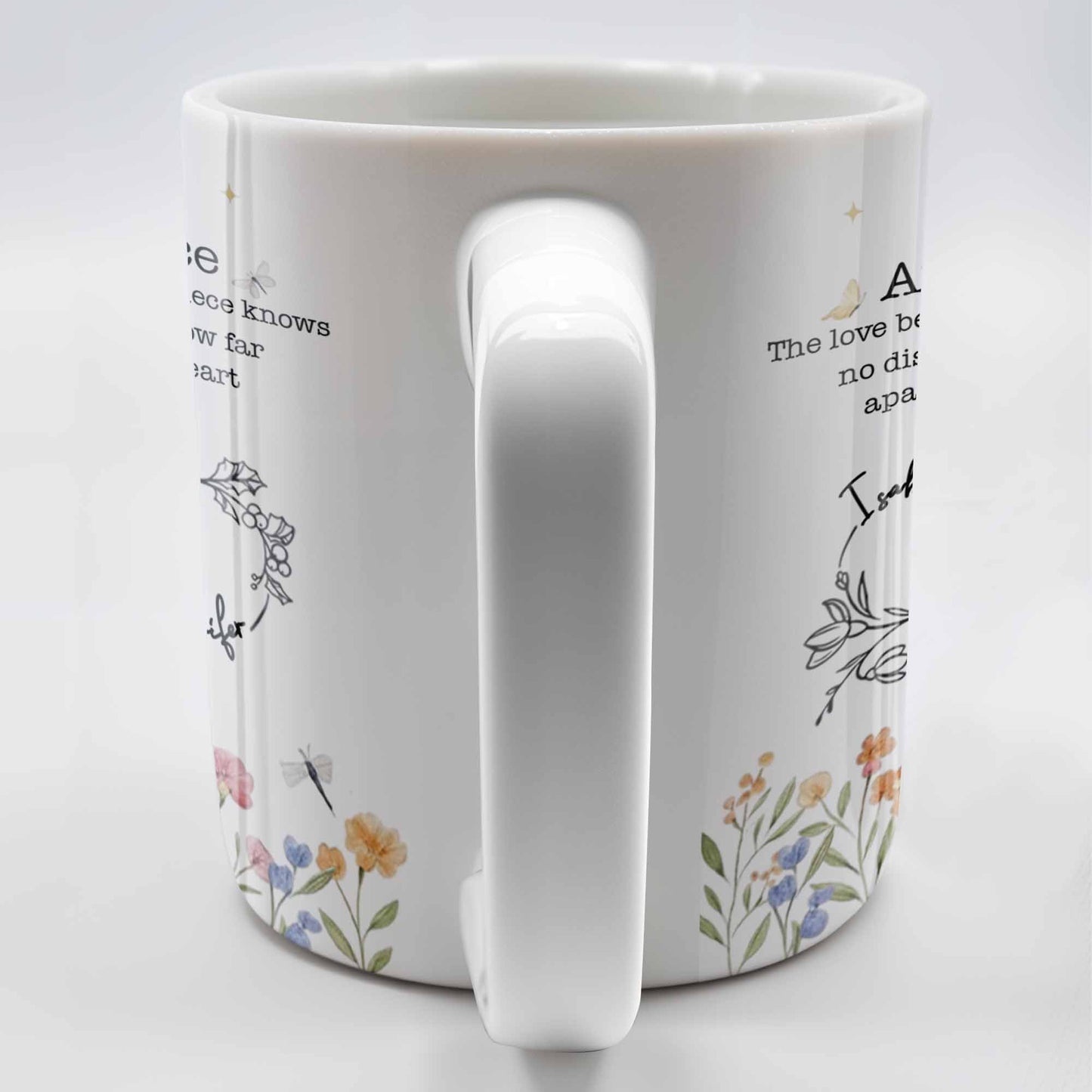 Aunt And Niece Always Close At Heart Coffee Mug - Personalized Custom Coffee Mug - FAM744_MG