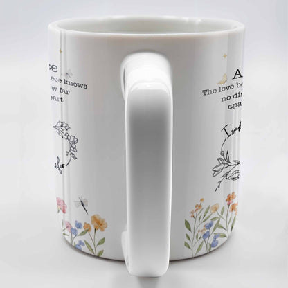 Aunt And Niece Always Close At Heart Coffee Mug - Personalized Custom Coffee Mug - FAM744_MG