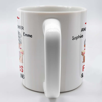 Sisters Annoying Each Other & Still Going Strong - Personalized Custom Coffee Mug - FAM769_MG