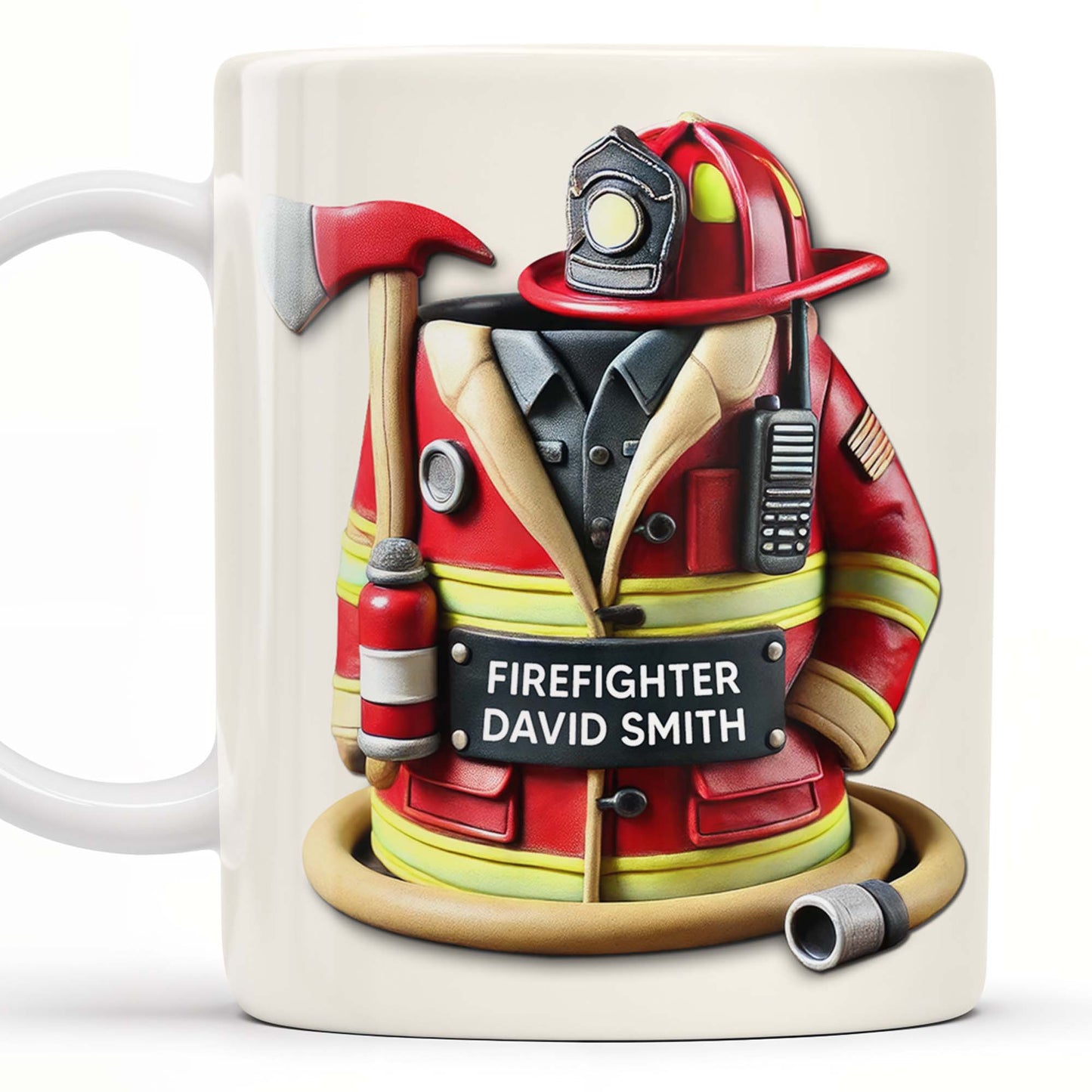 World's Best Looking Firefighter - Personalized Custom Coffee Mug - FIF002_MG