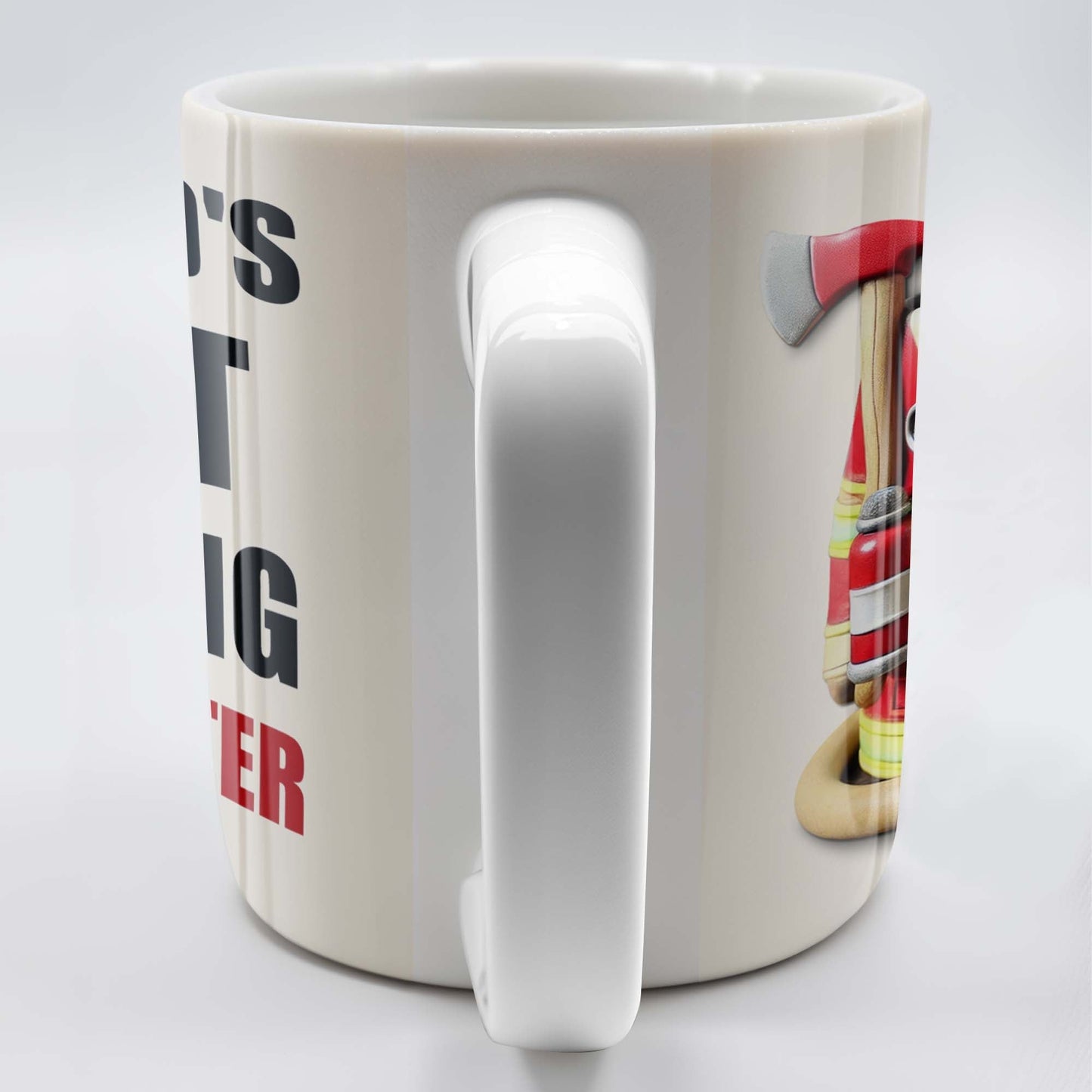 World's Best Looking Firefighter - Personalized Custom Coffee Mug - FIF002_MG
