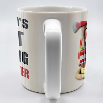 World's Best Looking Firefighter - Personalized Custom Coffee Mug - FIF002_MG