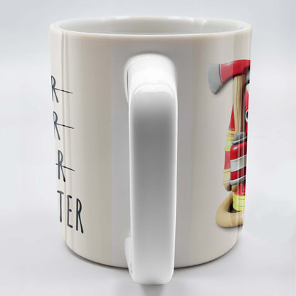 I'm a Firefiter Firefyter Firefiter I Spray Water - Personalized Custom Coffee Mug - FIF003_MG