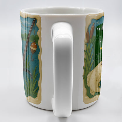 Personalized Custom Coffee Mug For Fishing Enthusiasts - Personalized Custom Coffee Mug - FISH001_MG