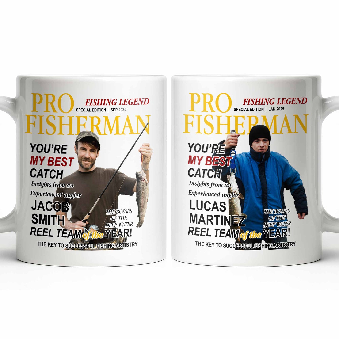 Pro Fisherman You're My Best Catch - Personalized Custom Coffee Mug - FISH022_MG