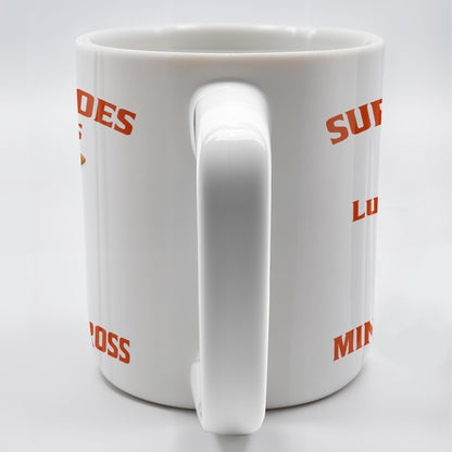 Not All Superheroes Wear Capes, Mine Wore A Cross, Praying Figure - Personalized Custom Coffee Mug - FTH061_MG