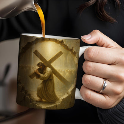 Celebrate Faith And Inspiration With This Beautifully Crafted Mug Featuring A Religious Figure - Personalized Custom Coffee Mug - FTH065_MG