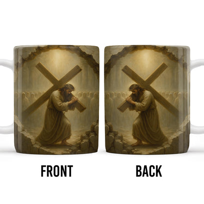 Celebrate Faith And Inspiration With This Beautifully Crafted Mug Featuring A Religious Figure - Personalized Custom Coffee Mug - FTH065_MG