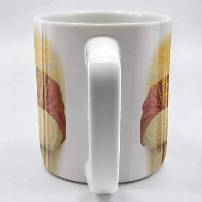 The Pope In Prayer, Religious Art - Personalized Custom Coffee Mug - FTH077_MG