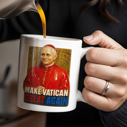 Make Vatican Great Again, Pope And Vatican Design - Personalized Custom Coffee Mug - FTH080_MG