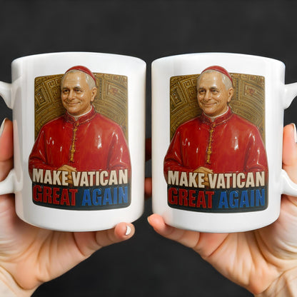 Make Vatican Great Again, Pope And Vatican Design - Personalized Custom Coffee Mug - FTH080_MG