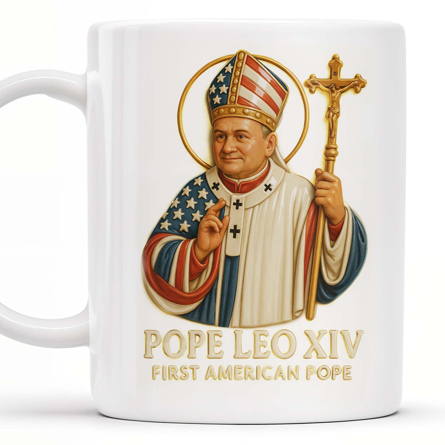 I Love It When I Wake Up In The Morning And Leo XIV Is The New Pope - Personalized Custom Coffee Mug - FTH081_MG