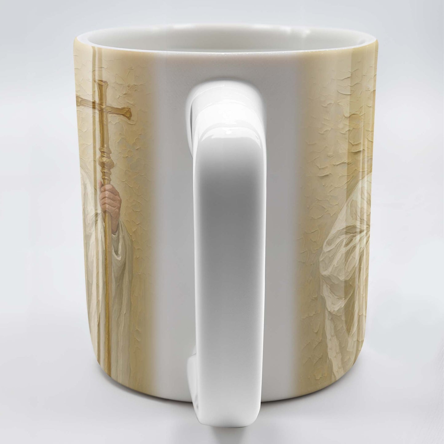 Celebrate Faith and Devotion, Bishop and Cross - Personalized Custom Coffee Mug - FTH084_MG