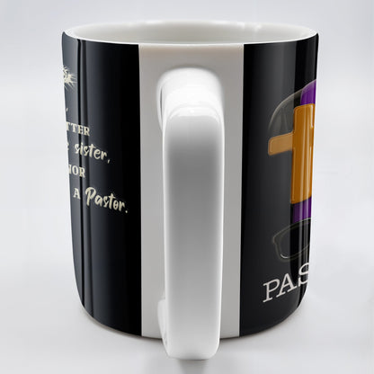 To My Brother, The Only Thing Better Than Being Your Little Sister, Cross And Holy Bible - Personalized Custom Coffee Mug - FTH097_MG
