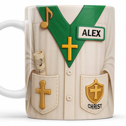 Celebrate Faith And Inspiration With Christian Symbols - Personalized Custom Coffee Mug - FTH100_MG