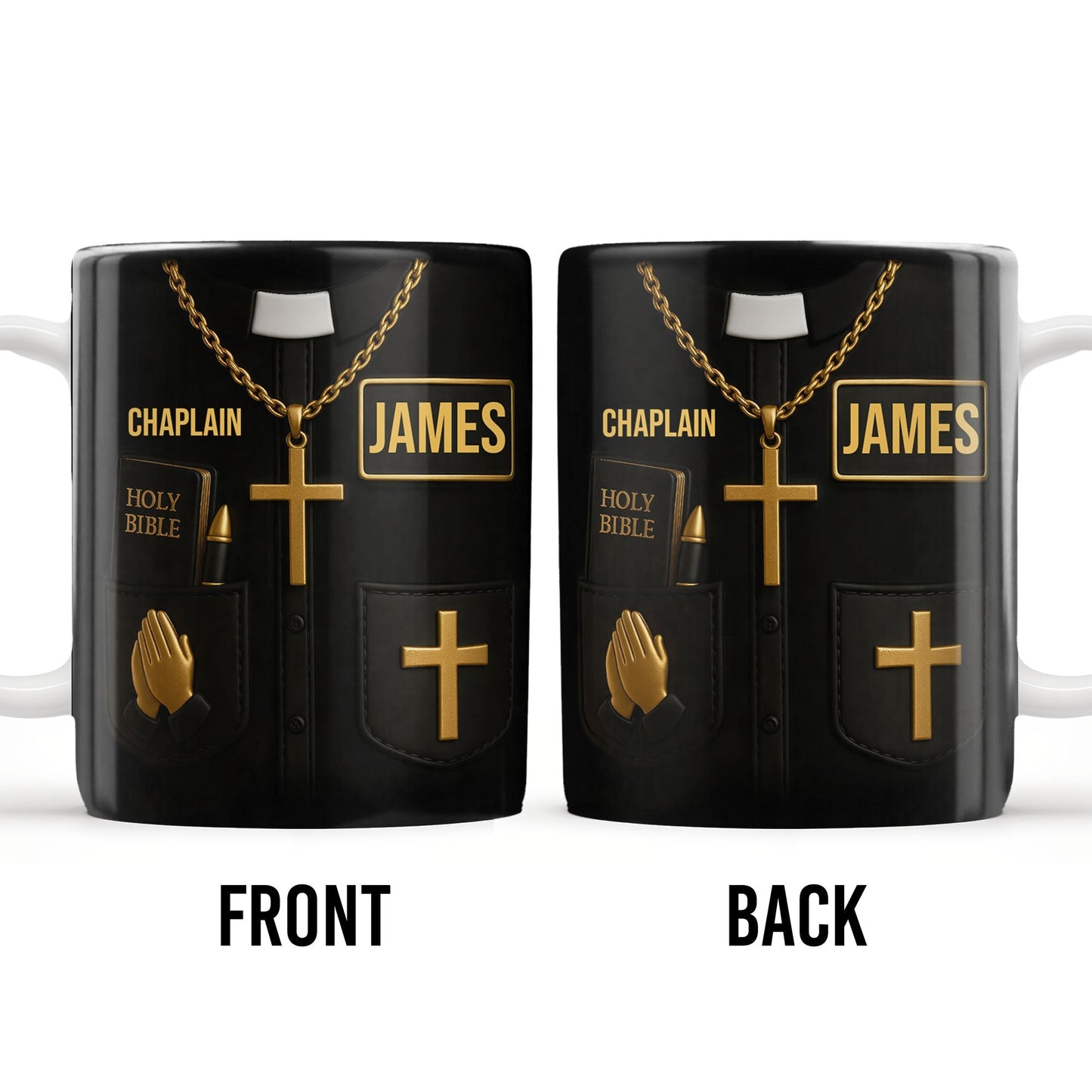 Celebrate Faith And Dedication Clergy Mug - Personalized Custom Coffee Mug - FTH111_MG