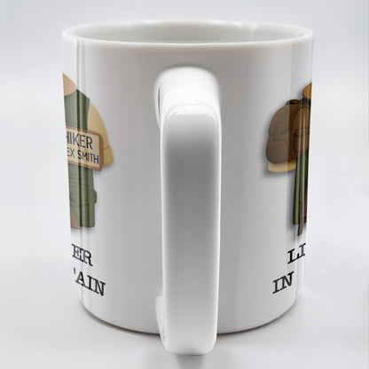 Life Is Better In The Mountain, Mountains and Hiking Gear - Personalized Custom Coffee Mug - FTN005_MG