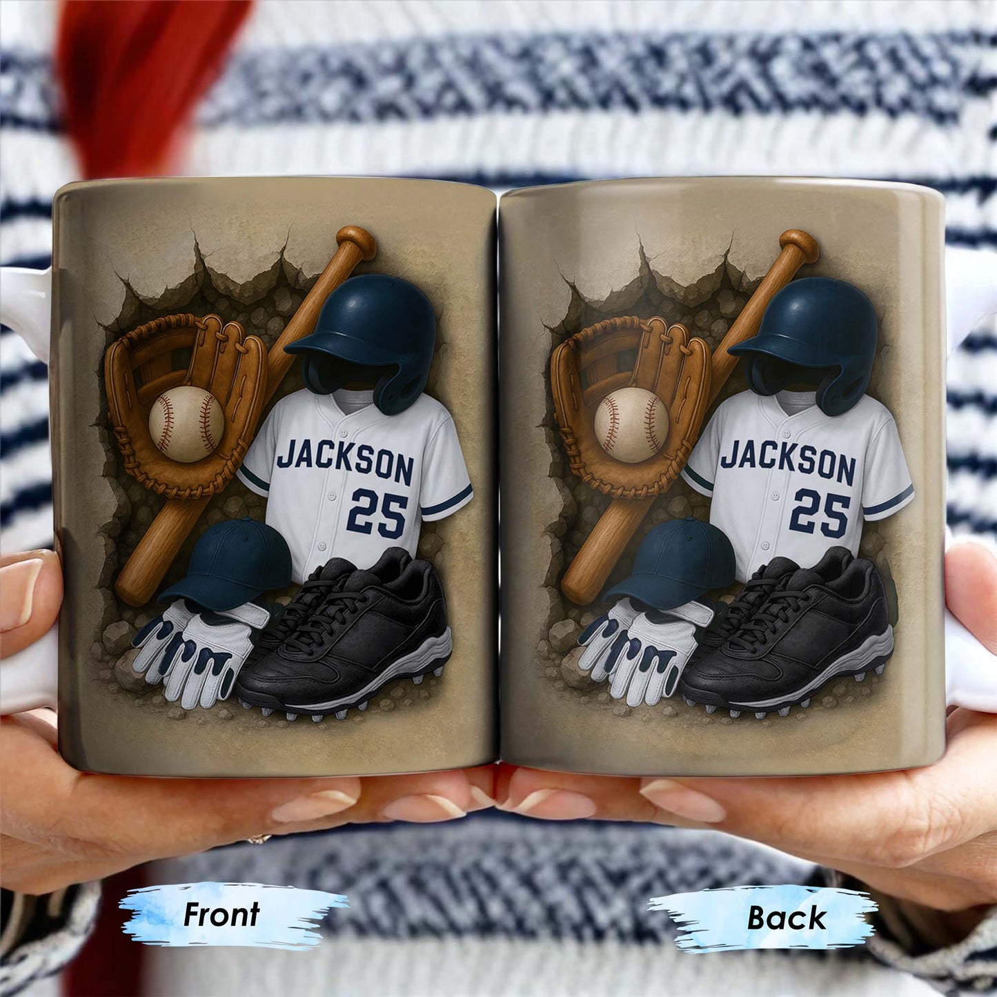 Celebrate Your Favorite Baseball Moments, Baseball and Sports Gear - Personalized Custom Coffee Mug - FTN006_MG