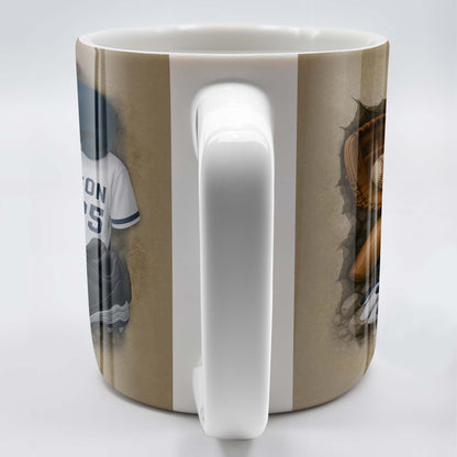 Celebrate Your Favorite Baseball Moments, Baseball and Sports Gear - Personalized Custom Coffee Mug - FTN006_MG