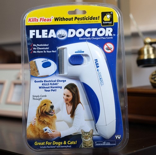 Flea Doctor Electric Flea Comb Vibrating Flea Removal for Pets
