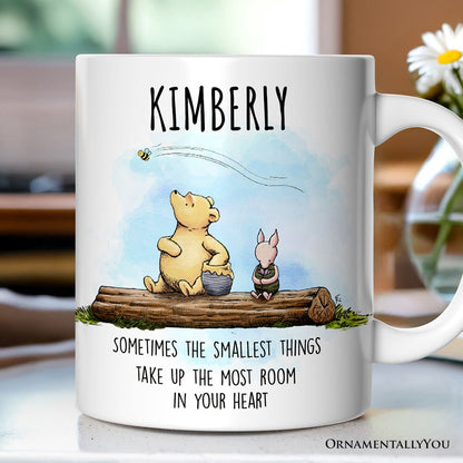 Pooh Bear's Heartwarming Quote Personalized Mug, Sentimental Appreciation Gift