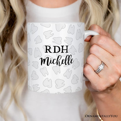 Dentist Personalized Mug, Dental Assistant Teeth Custom Gift