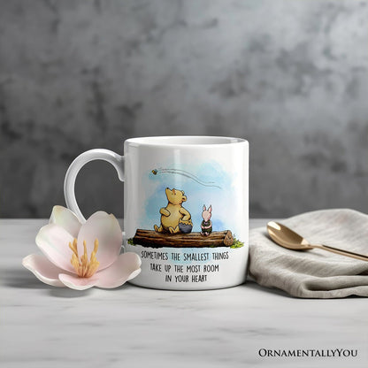 Pooh Bear's Heartwarming Quote Personalized Mug, Sentimental Appreciation Gift