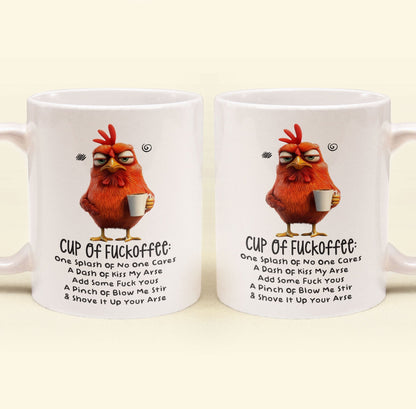 Funny Mug - Cup Of Fuckoffee - Fun Gifts For Coworker, Friends, Boss - Personalized Mug