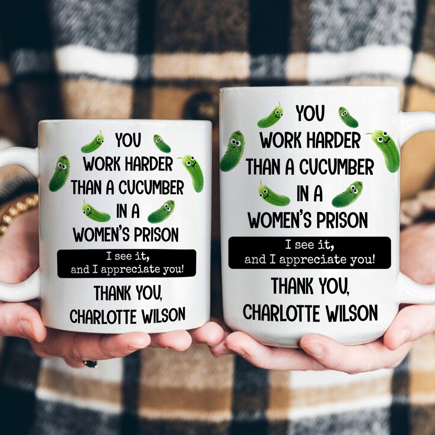 Funny Thank You Gift For Team, Employee, Mentee, Coworkers - Gag Gift - Personalized Mug